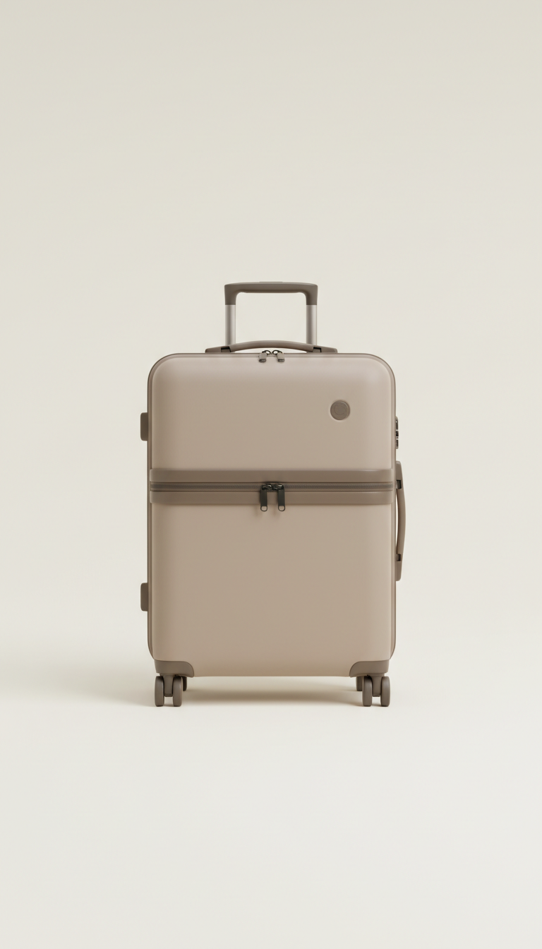 Minimalist Travel Carrier with Structured Sides